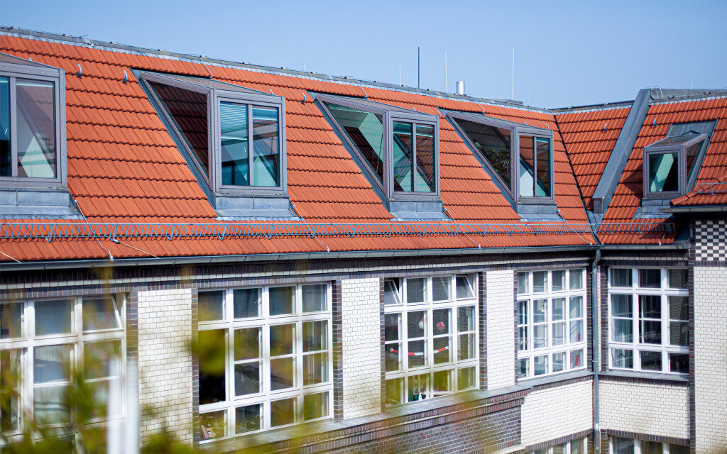 Historische Fabrikfassade