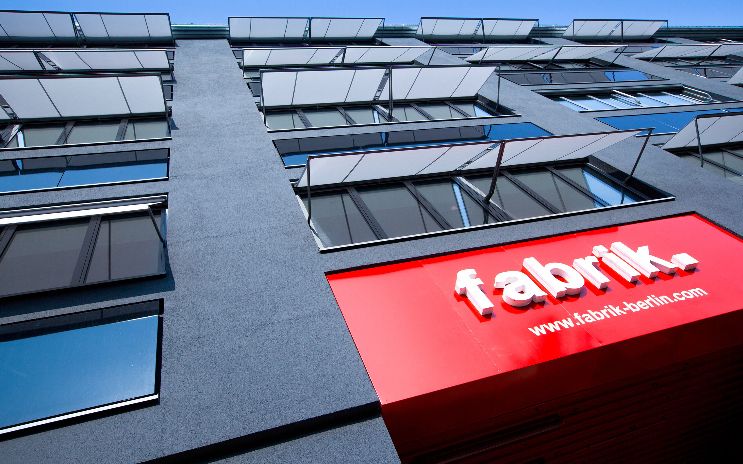 Fabrik Eingang moderne Architektur