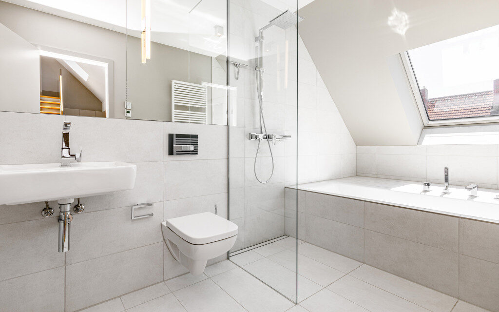 Badezimmer Dachgeschoss