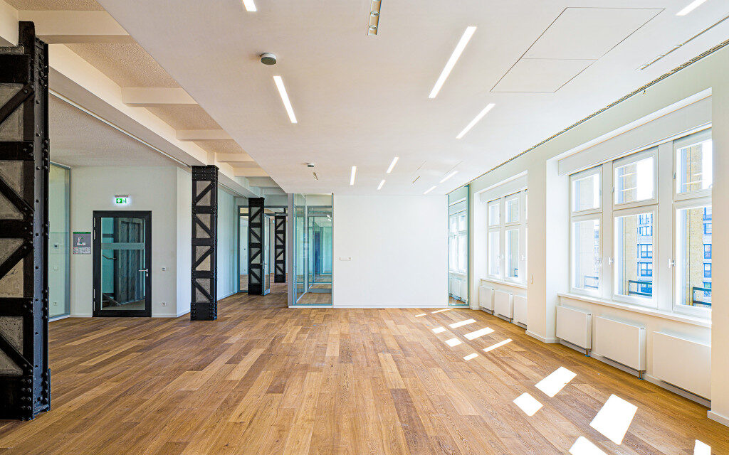 modernisierte Fabrikfläche Büro
