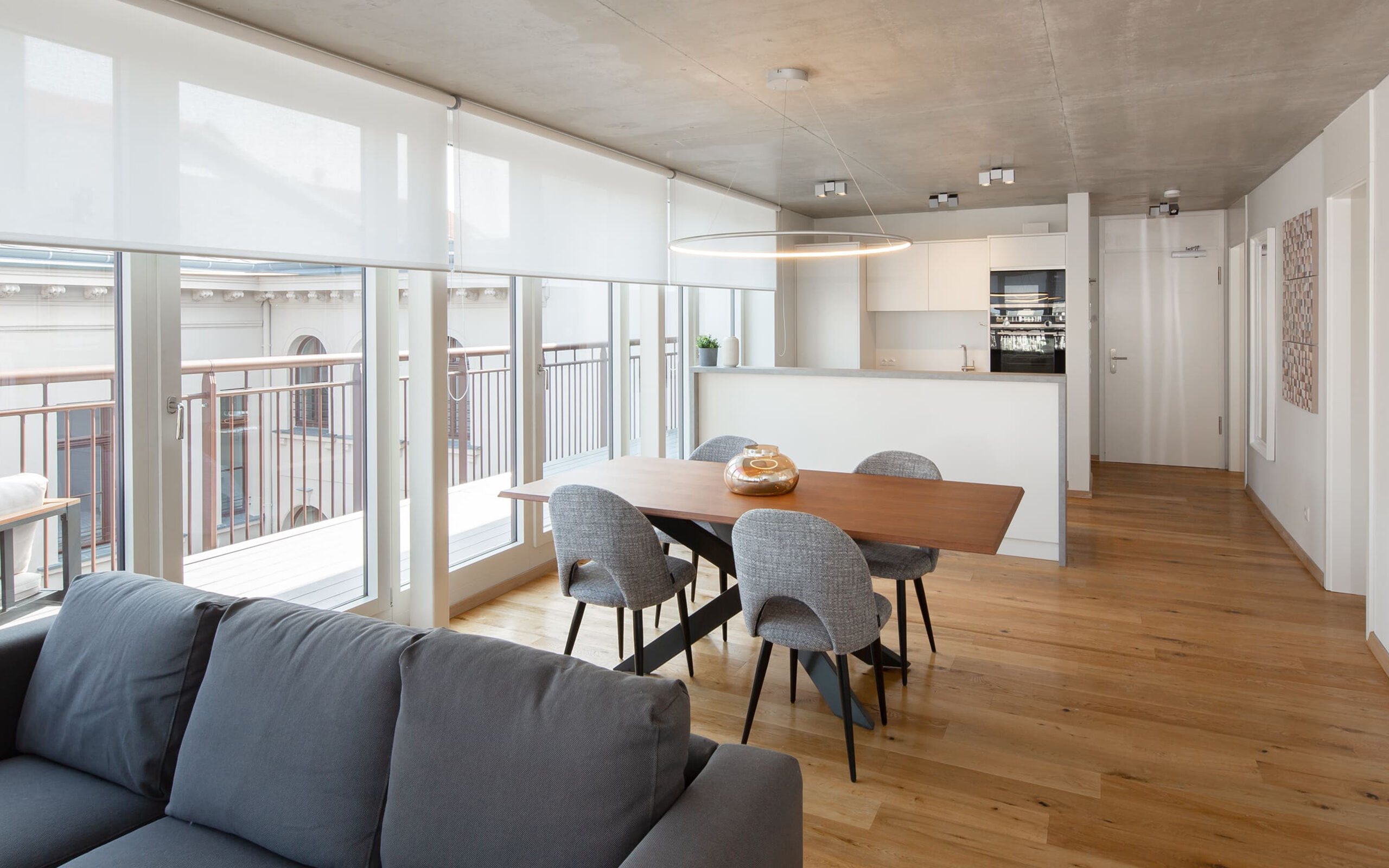 Penthaus Wohnen Glasfront