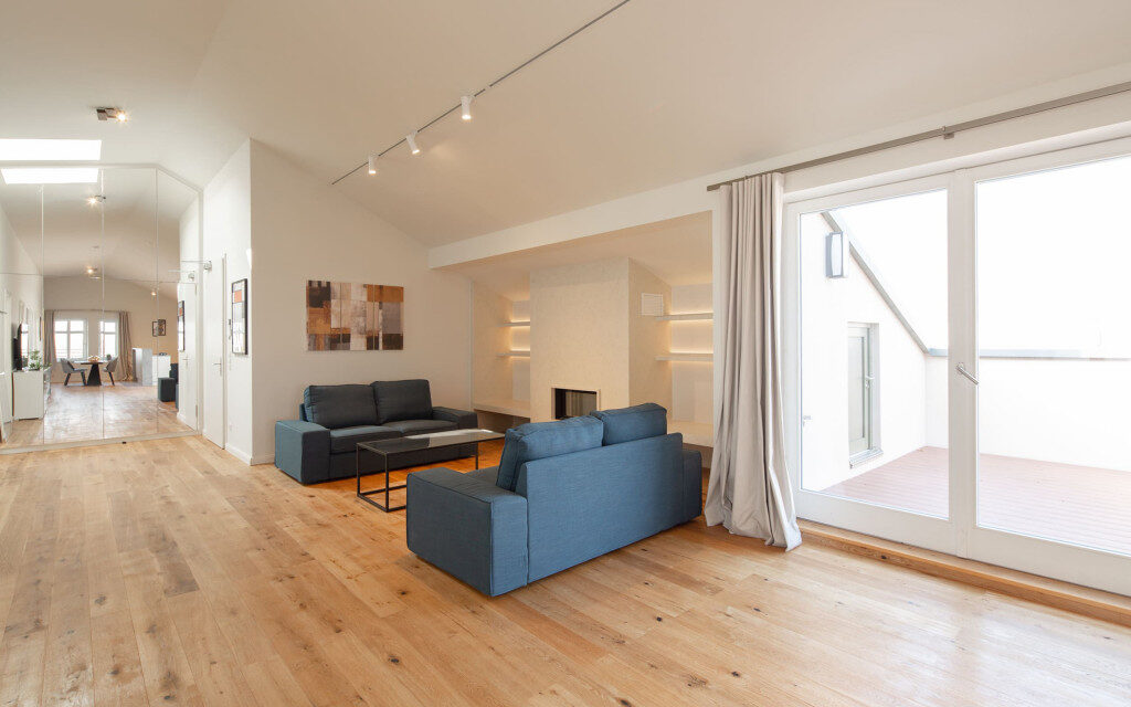 Wohnzimmer Dachwohnung